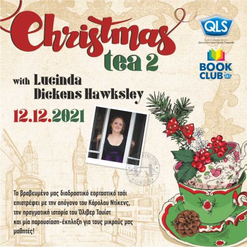 QLS’s Second “Christmas Tea with Lucinda Dickens Hawksley”