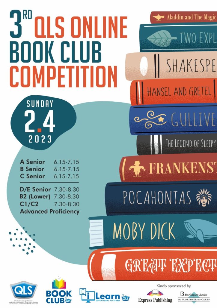 3rd QLS Online Book Club Competition on Sunday 2nd April 2023 which is World Children’s Book Day